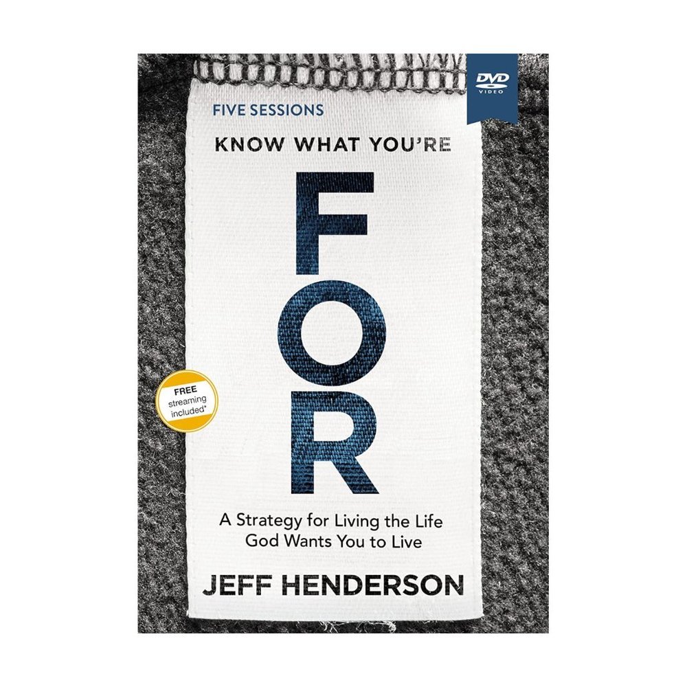🍁2/$30🍁Know What You're FOR: A Strategy for Living the Life God Wan .. DVD